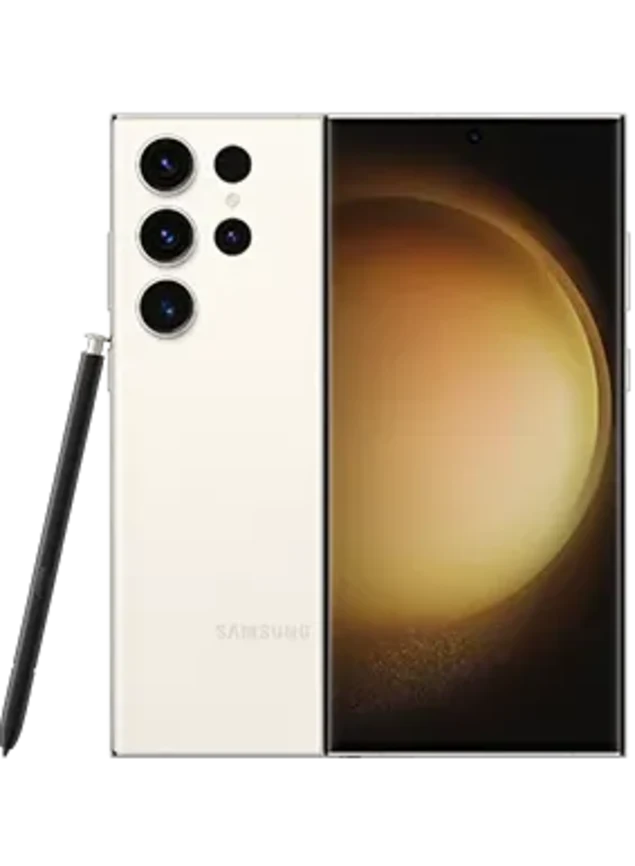 SIM Free Samsung Galaxy S23 Ultra 5G 256GB Phone - Cream