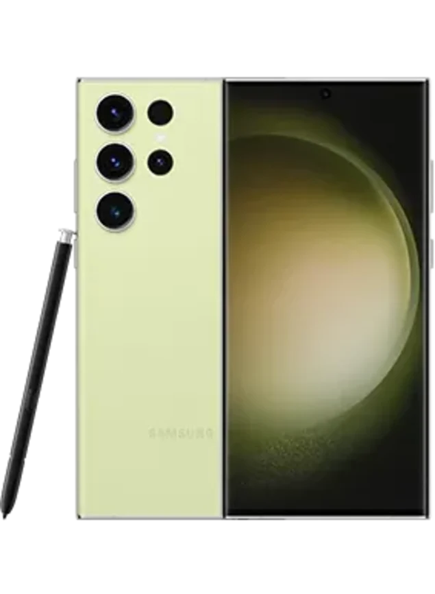 SIM Free Samsung Galaxy S23 Ultra 5G 256GB Phone - Lime
