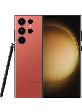 SIM Free Samsung Galaxy S23 Ultra 5G 256GB Phone - Red
