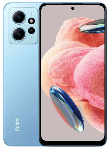 SIM Free Xiaomi Redmi Note 12 128GB Mobile Phone - Blue