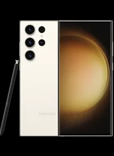 SIM Free Samsung Galaxy S23 Ultra 5G 256GB Phone - Cream